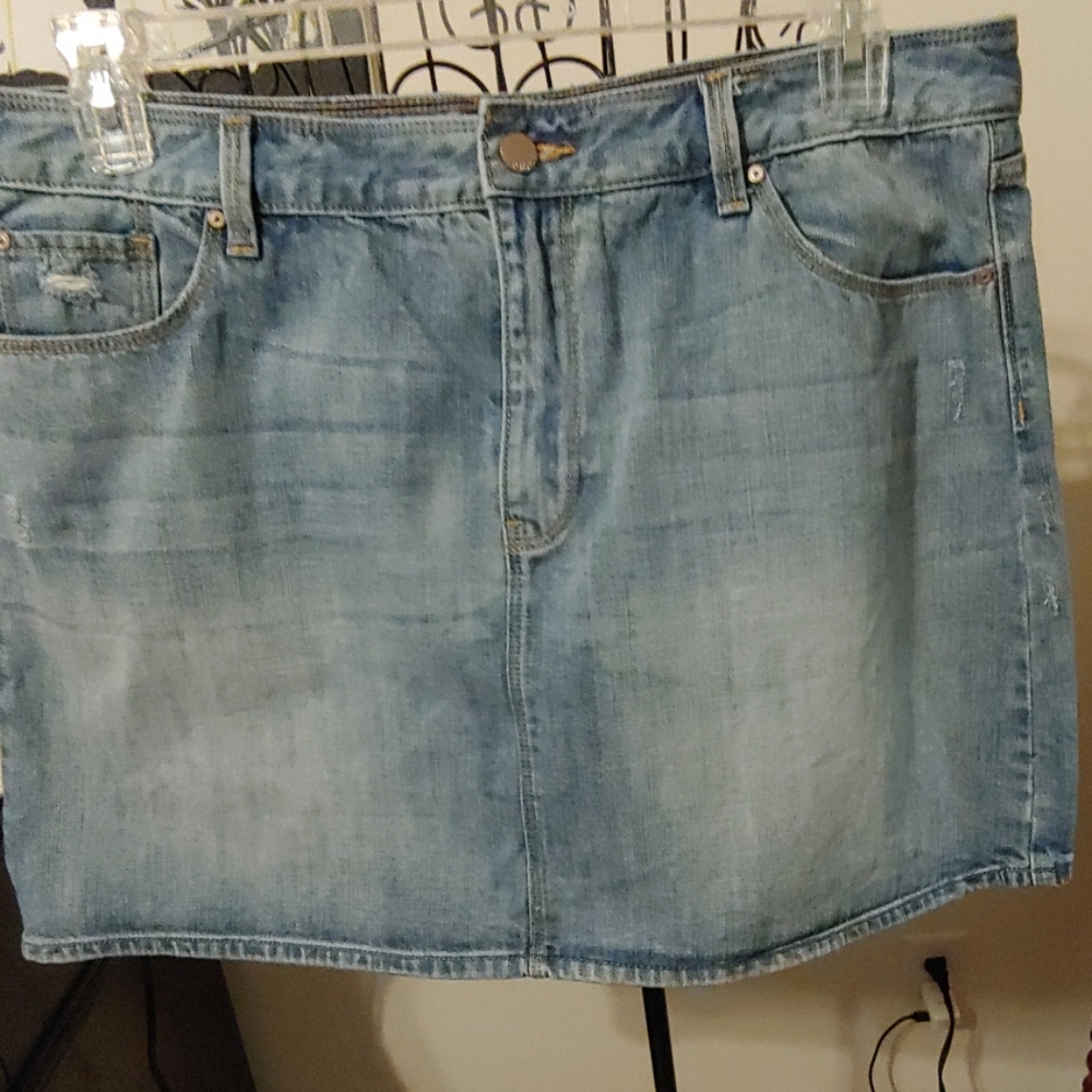 Denim Mini Skirt